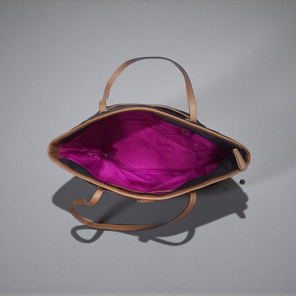 Michael Kors Black Nylon Shopper Tote – Vegan Leather Trim - Picture 10 of 10